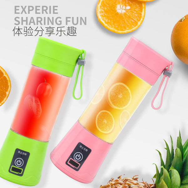 Portable Rechargeable Mini Fruit Juicer Blender: On-the-Go Mixing
