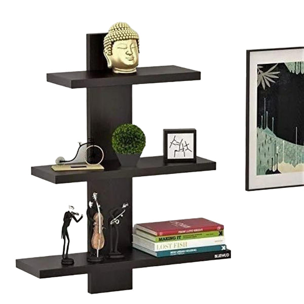 Spunky Wooden Wall Shelves: Stylish Home Decor Solution